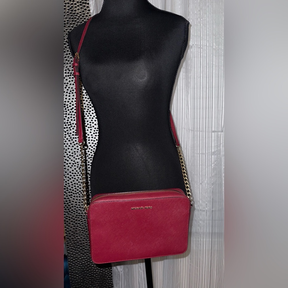 Michael Kors Burgundy Crossbody Bag